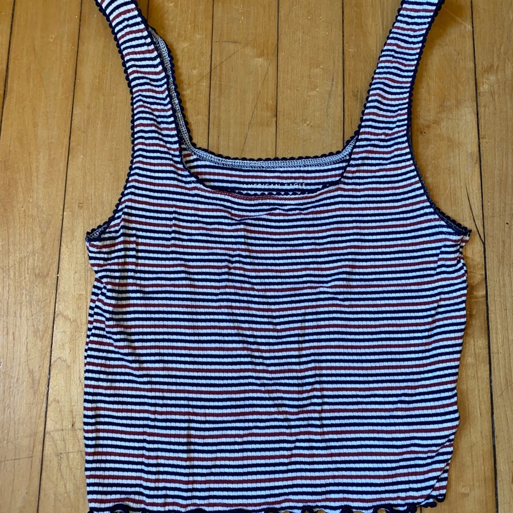 Striped crop top